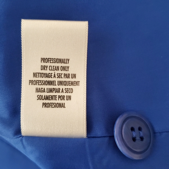 Petite Sophisticate Vintage Single-Breasted Blazer | NWT | 10P | Royal Blue - Picture 13 of 13
